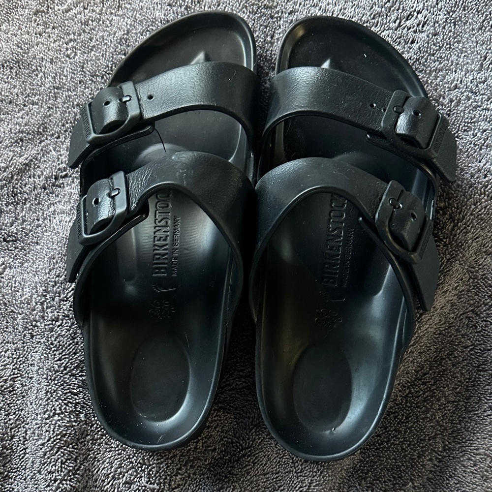 Birkenstock Black Double Strap Sandals